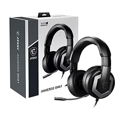MSI Immerse GH61 Wired Closed 7.1 Channel Gaming Headset image