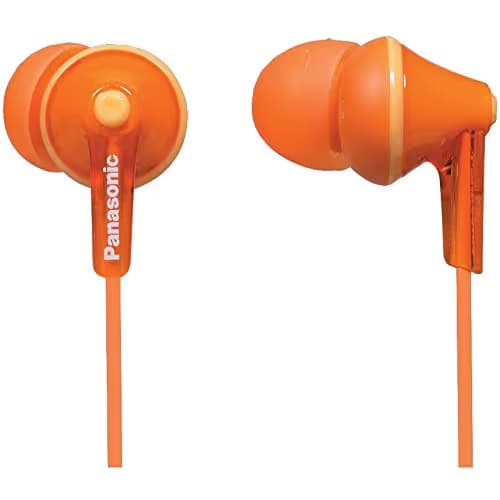 Panasonic RP-HJE125-D Closed Orange Earbuds image