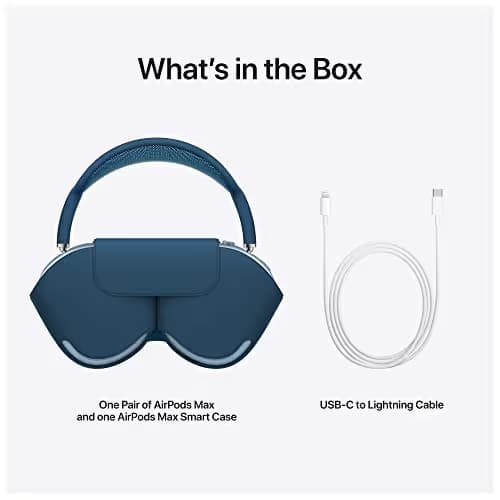 Apple AirPods Max Closed-Back Wireless Headphones Blue image