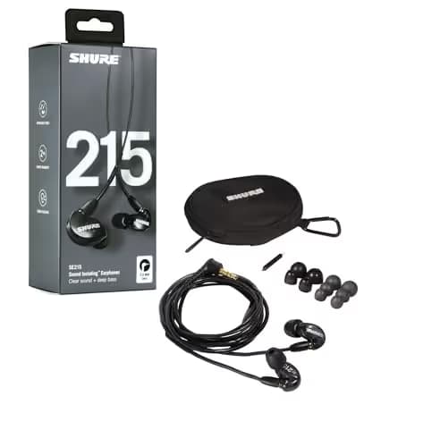 Shure SE215 Closed-Back Wired Earbuds image