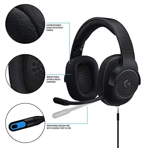 Logitech G433 Black Open 7.1 Channel Gaming Headset image