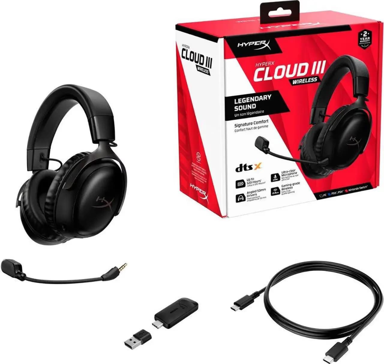 HyperX Cloud III Wireless - Black image