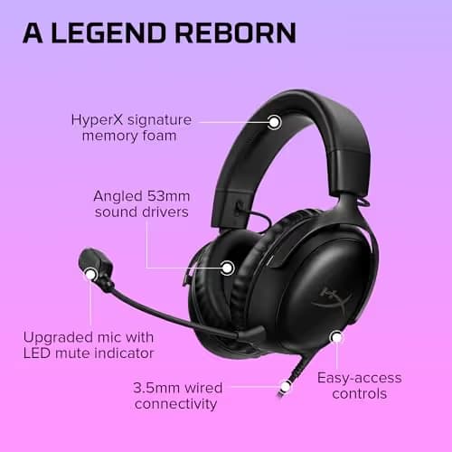 HP HyperX Cloud III Closed-Back Gaming Headset image