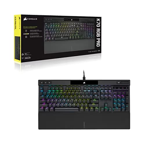 Corsair K70 RGB PRO Wired Cherry MX Blue Gaming Keyboard image