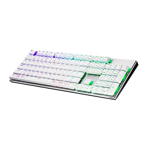 Cooler Master SK653 RGB Bluetooth TTC Red Low Profile Mechanical Gaming Keyboard image