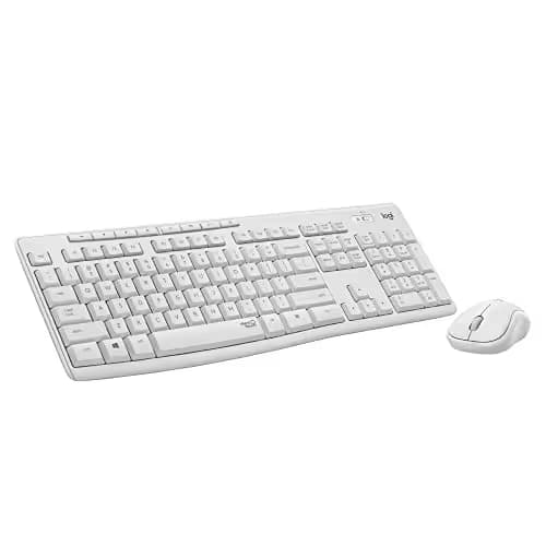 Logitech MK295 Silent Wireless/Wired Standard Keyboard with Optical Mouse image