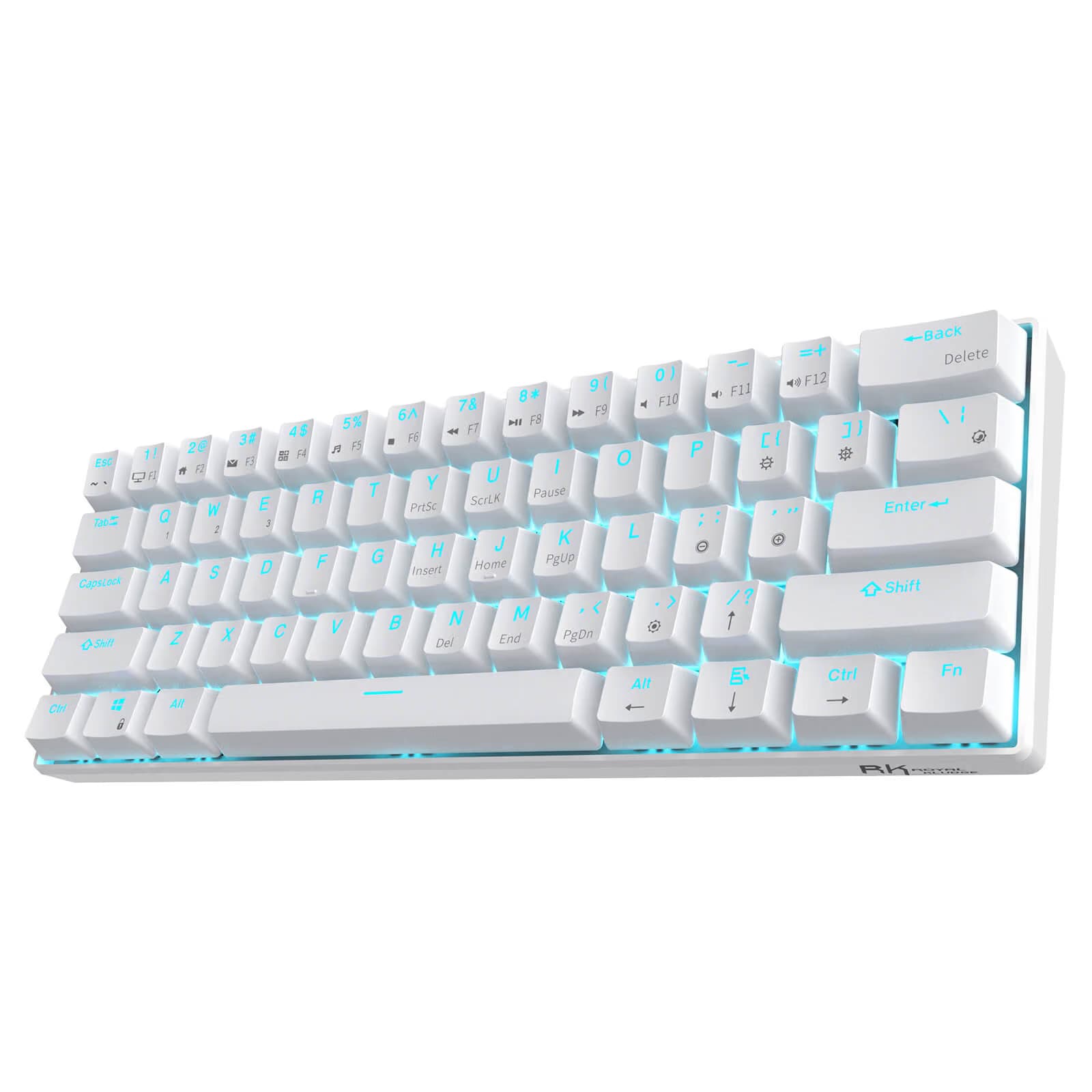 Royal Kludge RK61 White - Red Switch image