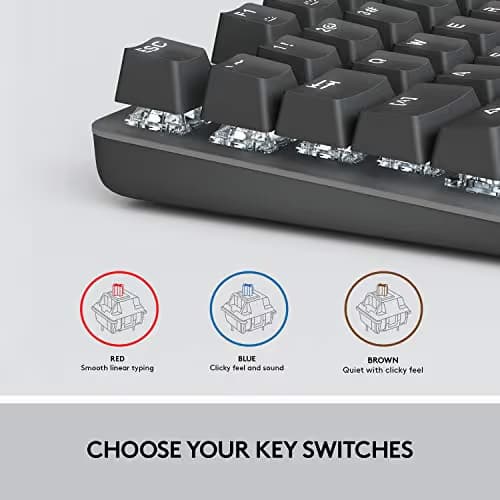 Logitech K845 TTC Red Mechanical Wired Standard Keyboard image