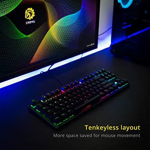 Drevo Tyrfing V2 RGB Wired Mechanical Gaming Keyboard image