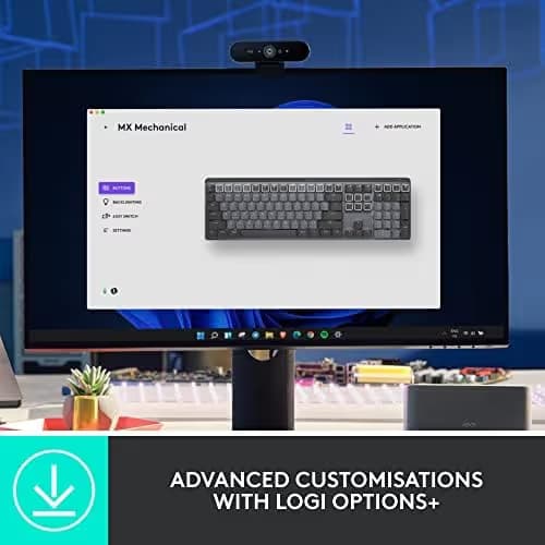 Logitech MX Mechanical Mini Wireless Slim Kailh Choc V2 Blue Keyboard image