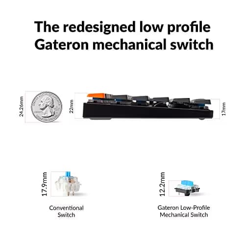Keychron K5 SE Bluetooth/Wired Slim Keychron Optical Brown Low Profile Mechanical Keyboard image