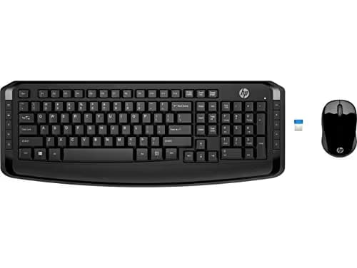 HP Wireless Classic Desktop Wireless Standard Keyboard With Laser Mouse image