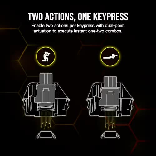 Corsair K70 MAX RGB UK Wired Corsair MGX Steel Grey Gaming Keyboard image
