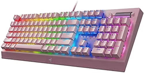 Razer Blackwidow V3 Razer Green Switch Quartz RGB Wired Gaming Keyboard image