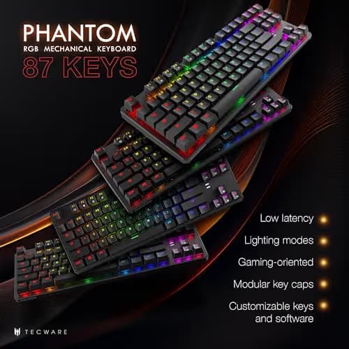Tecware Phantom RGB Wired Outemu Brown Gaming Keyboard image