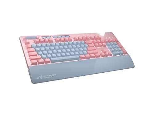 Asus ROG Strix Flare PNK LTD RGB Wired Cherry MX Red Mechanical Gaming Keyboard main image