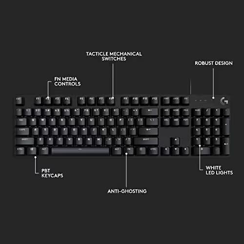 Logitech G413 SE Kailh LT Brown Wired Gaming Keyboard image
