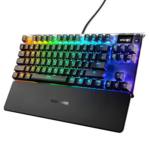 SteelSeries Apex 7 TKL RGB Wired Mechanical Gaming Keyboard (QX2 Red) image