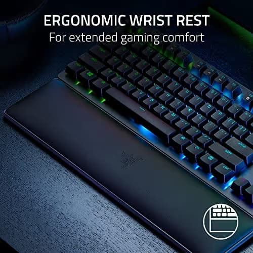 Razer Huntsman V2 RGB Wired Razer Purple Optical Clicky Gaming Keyboard image