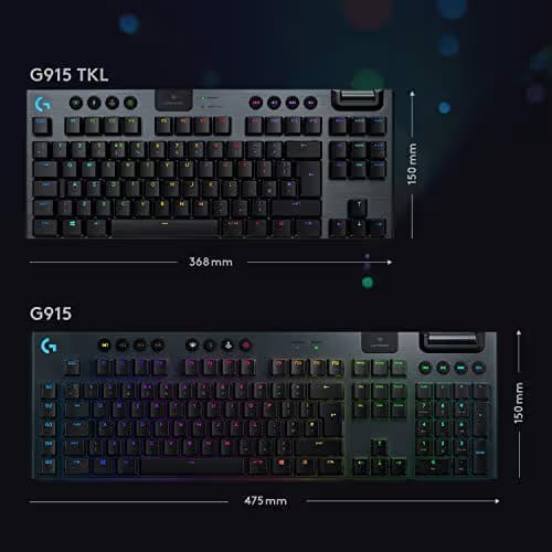Logitech G915 TKL RGB Wireless/Bluetooth/Wired Gaming Keyboard image