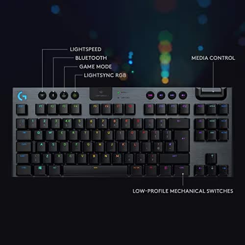 Logitech G915 TKL RGB Wireless/Bluetooth/Wired Gaming Keyboard image
