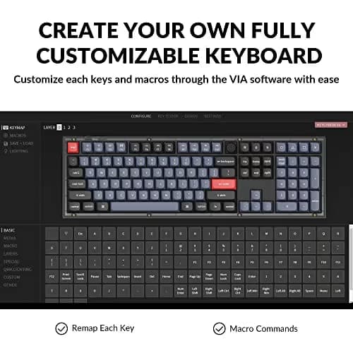 Keychron V6 QMK Knob Wired Standard Mechanical Keyboard image