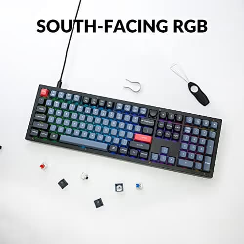 Keychron V6 QMK Knob Wired Standard Mechanical Keyboard image