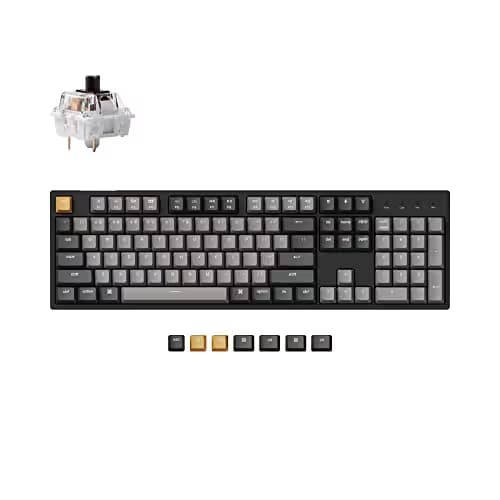 Keychron C2 Pro V1 RGB Hotswap Wired Mechanical Gaming Keyboard with Keychron K Pro Brown Switches main image
