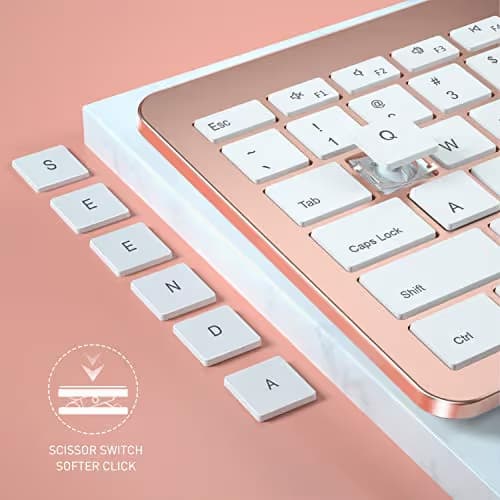 Rosewill RKM-1000 Wireless Slim Keyboard with Optical Mouse image
