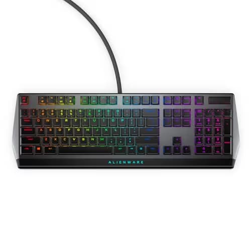 Dell Alienware AW510K Dark side of the moon RGB Wired Cherry MX Low Profile Red Gaming Keyboard main image