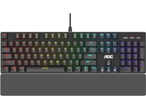 AOC GK500 RGB Outemu Red Wired Gaming Keyboard image