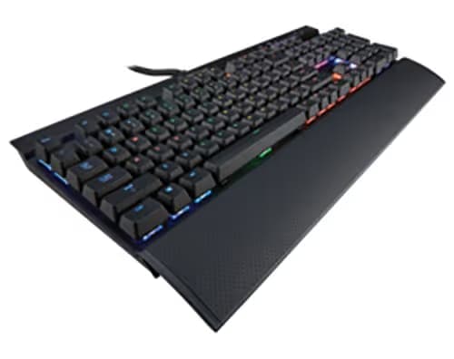Corsair K70 RGB RAPIDFIRE Wired Cherry MX Speed Silver Mechanical Gaming Keyboard main image