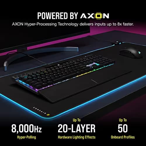 Corsair K70 RGB PRO UK Wired Cherry MX Brown Mechanical Gaming Keyboard image