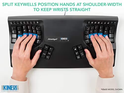 Kinesis Gaming KB600 Mechanical Ergonomic Keyboard image