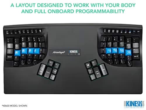 Kinesis Gaming KB600 Mechanical Ergonomic Keyboard image