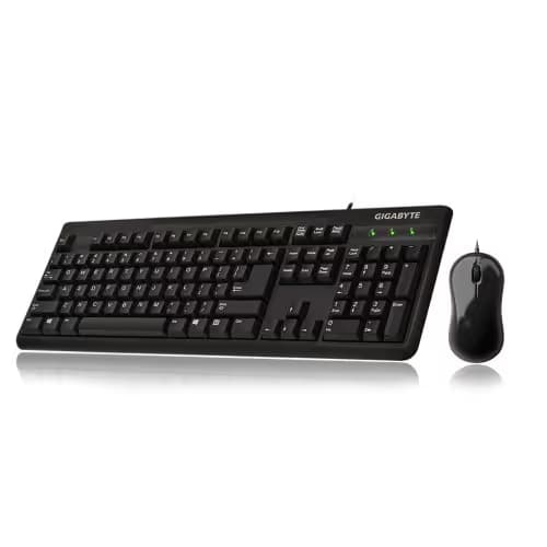Gigabyte GK-KM3100 Wired Standard Keyboard With Optical Mouse image