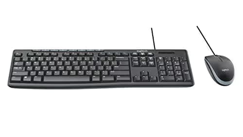 Logitech MK200 Wired Slim Keyboard With Optical Mouse image