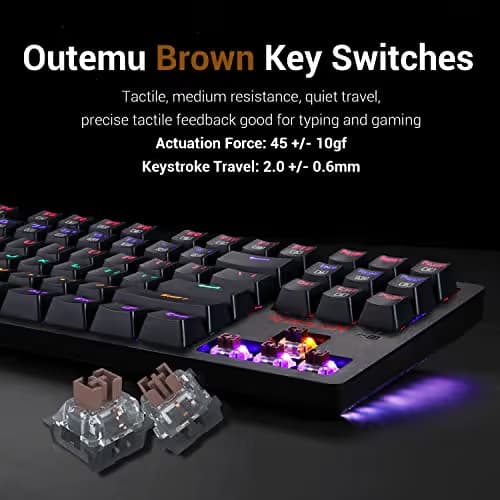 Redragon S113 RGB Outemu Brown Wired Gaming Keyboard With Optical Mouse image