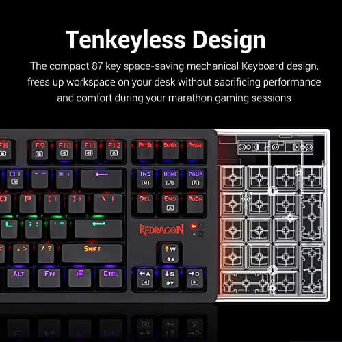 Redragon S113 RGB Outemu Brown Wired Gaming Keyboard With Optical Mouse image