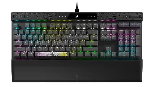 Corsair K70 MAX RGB MGX Steel Grey US Wired Gaming Keyboard image