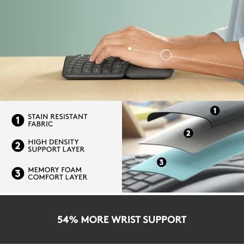 Logitech ERGO K860 Bluetooth Ergonomic Keyboard image