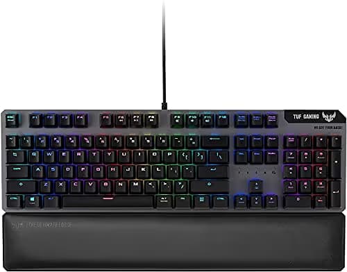 Asus TUF Gaming K7 RGB Optical-Mechanical Tactile Wired Gaming Keyboard image