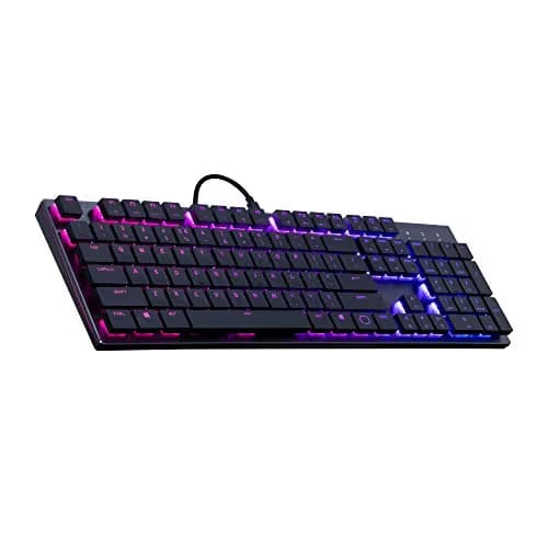 Cooler Master SK650 RGB Wired Cherry MX Low Profile Red Gaming Keyboard image