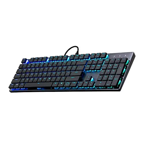 Cooler Master SK650 RGB Wired Cherry MX Low Profile Red Gaming Keyboard image