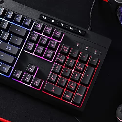 Redragon K512 SHIVA RGB Wired Gaming Keyboard image