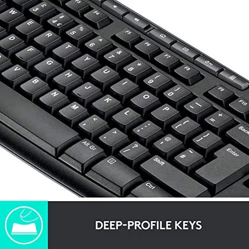 Logitech MK270 Wireless Combo Standard Keyboard with Optical Mouse image