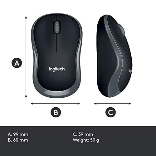 Logitech MK270 Wireless Combo Standard Keyboard with Optical Mouse image