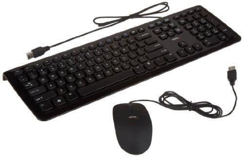 AmazonBasics KU-0833 +MSU0939 Wired Standard Keyboard With Optical Mouse image