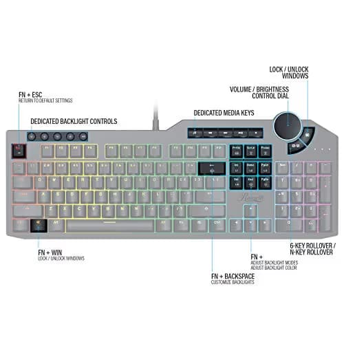 Rosewill NEON K90 RGB BR RGB Wired Gaming Keyboard image