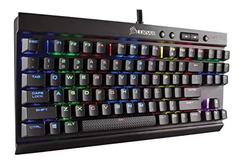 Corsair K65 RGB RAPIDFIRE Cherry MX Speed Silver Wired Gaming Keyboard image